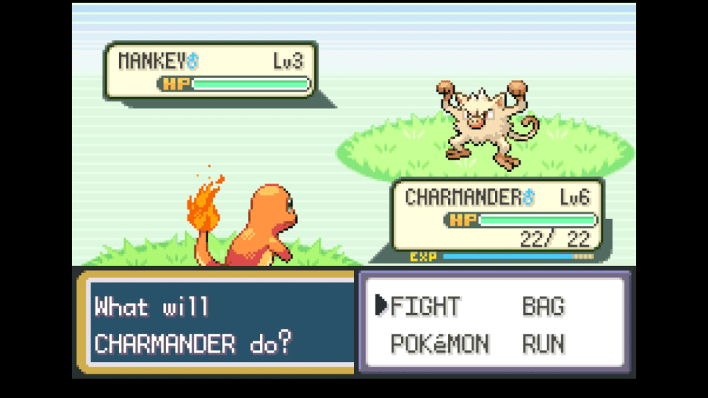 pokemon fire red mankey appeared