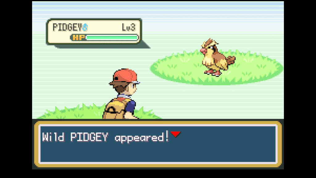 pokemon fire red pidgey encounter