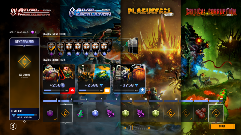deep rock galactic seasons