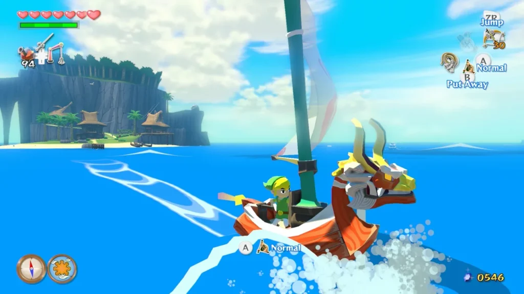 the legend of zelda windwaker screenshot